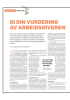 GI DIN VURDERING AV ARBEIDSGIVEREN