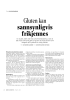 Gluten kan sannsynligvis frikjennes