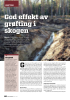 God effekt av grøfting i skogen