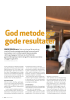 God metode gir gode resultater