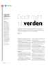 Godt nytt til verden