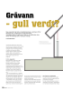 Gråvann - gull verdt?
