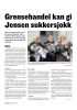 Grensehandel kan gi Jensen sukkersjokk