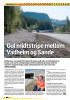 Gul midtstripe mellom Vadheim og Sande
