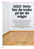 Gulv: Dette bør du tenke på før du velger