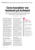 Gym-karakter var bestemt på forhånd