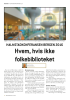 HALMSTADKONFERANSEN BERGEN 2016 Hvem, hvis ikke folkebiblioteket