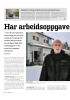 Har arbeidsoppgaver, men får ikke jobbe