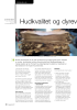 Hudkvalitet og dyreveelferd