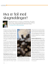 Hva er feil med skogmeldingen?
