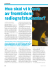 Hva skal vi kreve av fremtidens radiografstudenter?