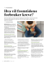 Hva vil fremtidens forbruker kreve?