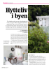 Hytteliv i byen