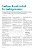 Innfører karakterbok for entreprenører
