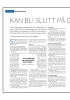 KAN BLI SLUTT PÅ GODE SLUTTPAKKER
