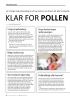 KLAR FOR POLLEN SESONGEN?