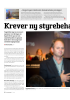 Krever ny styrebehandling av Spordrift