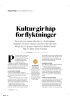 Kultur gir håp for flyktninger
