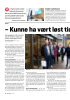 - Kunne ha vært løst tidligere