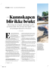 - Kunnskapen blir ikke brukt