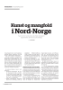 Kunst og mangfold i Nord-Norge