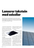 Lanserer takstein med solceller