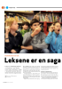 Leksene er en saga blott