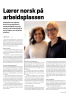 Lærer norsk på arbeidsplassen