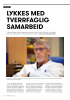 LYKKES MED TVERRFAGLIG SAMARBEID