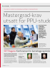 Mastergrad-krav utsatt for PPU-studenter
