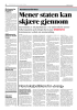 Mener staten kan skjære gjennom