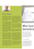 Mer kun nskap om demokrati