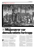 - Misjonærer var demokratiets fortropp