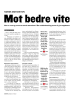 Mot bedre vitende