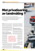Mot privatisering av landmåling