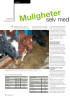 Muligheter selv med lite grovfôr