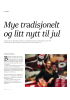 Mye tradisjonelt og litt nytt til jul