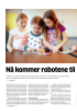Nå kommer robotene til skolene