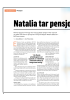 Natalia tar pensjonspraten