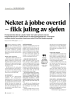 Nektet å jobbe overtid - fikk juling av sjefen