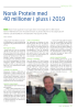 Norsk Protein med 40 millioner i pluss i 2019