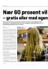 Nær 60 prosent vil ha skolemat - gratis eller med egenandel
