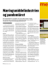 Næringsmiddelindustrien og pandemiåret