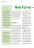 Nye fylker - nye utfordringer