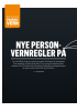 NYE PERSONVERNREGLER PÅ