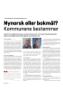 Nynorsk eller bokmål? Kommunene bestemmer