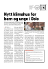 Nytt klimahus for barn og unge i Oslo