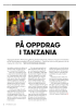 PÅ OPPDRAG I TANZANIA