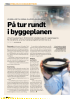 På tur rundt i byggeplanen