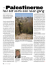 Palestinerne - har det verre enn noen gang